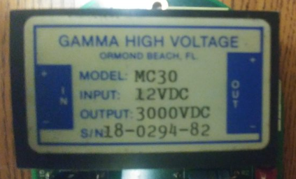 Gamma High Voltage MC30