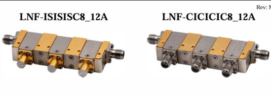 LNF-ISISISC8_12A,LNF-CICIC8_12A 8-12GHz低溫三結(jié)隔離器/環(huán)行器