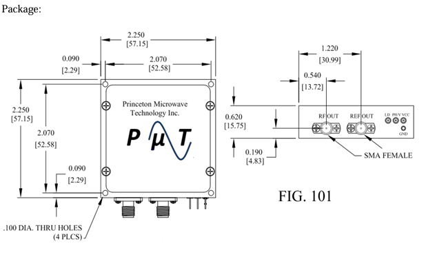 PmT-3310-Frequency(24-48GHz)毫米波鎖相振蕩器Princeton Microwave Technology